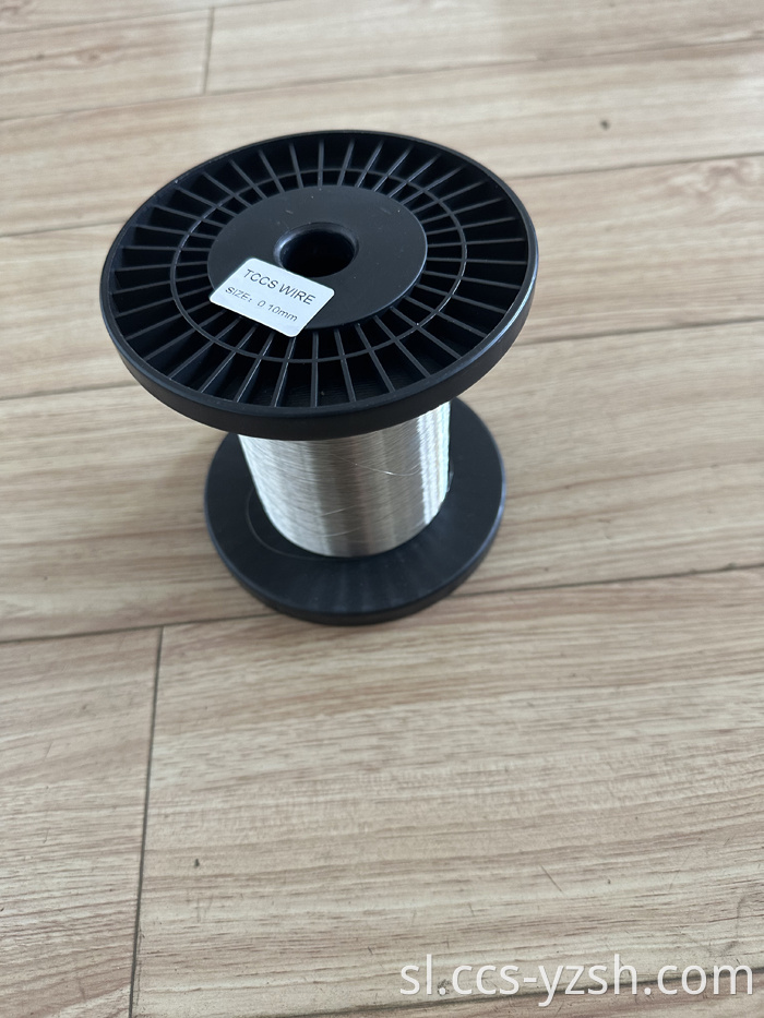 Visoka trdna konzervirana bakrena obložena aluminija High Strength Tinned Copper Clad Aluminum